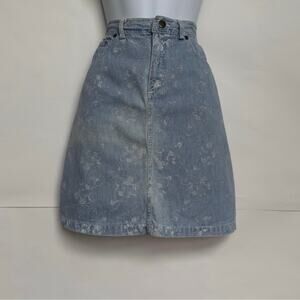MICKEY MOUSE & CO. Disney Vintage Blue Jean Denim Mini Skirt  Size 8